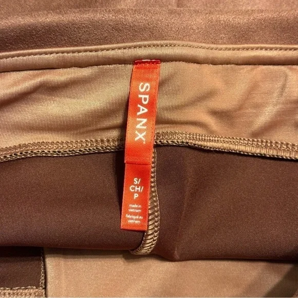 Spanx Faux‎ Suede Leggings Rich Rose Size Small Women - Picture 7 of 12